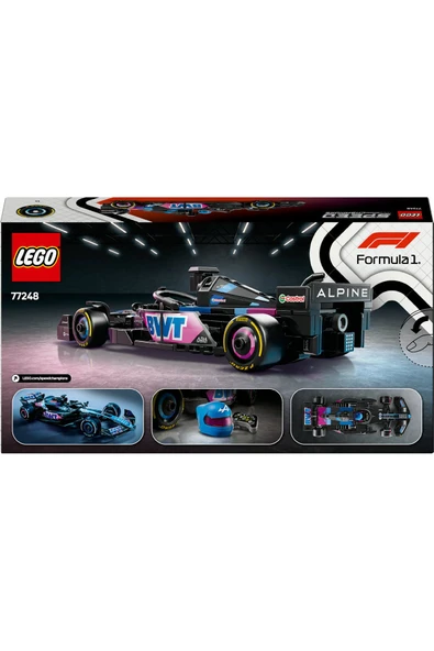 LEGO ® Speed Champions BWT Alpine F1® Team A524 Yarış Arabası 77248 - 10+ Oyuncak Yapım Seti (258 Pr) - 4