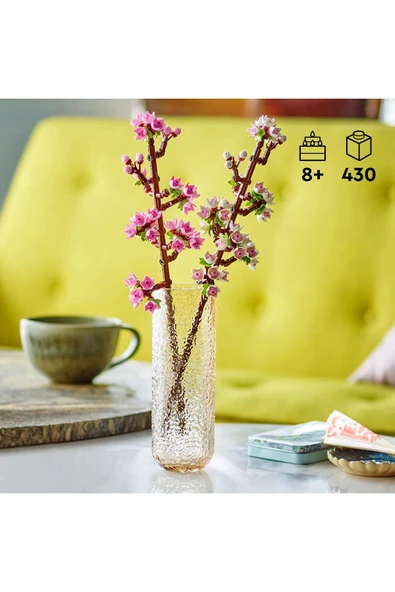 LEGO ® Botanicals Kiraz Çiçekleri 40725 - 8+ Çiçek Model Yapım Seti (430 Parça) - 5
