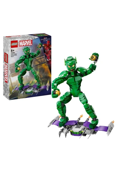LEGO Marvel Green Goblin Yapım Figürü 76284 - Çocuklar için Planör ve Balkabağı Bombaları İçer - 6