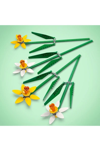 LEGO ® Botanicals Nergis 40747 - 8+ Çiçek Model Yapım Seti (216 Pr) - Resim 6