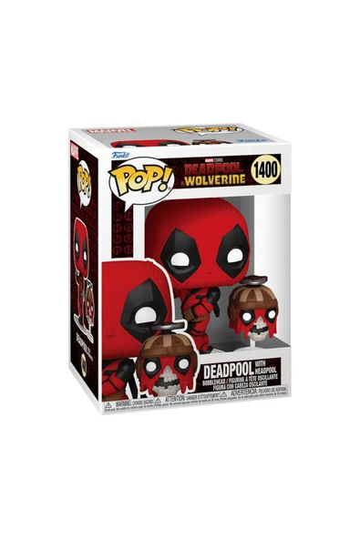 Funko Pop - Deadpool & Wolverine 2024 - Deadpool with Headpool Figür