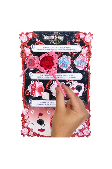 MONSTER HIGH Gizemli Arkadaşlar Gizemli Bahçe Serisi Draculaura Hyt72 - 6