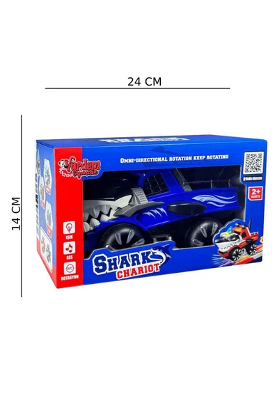 VARDEM OYUNCAK Işıklı Müzikli Hareketli Köpek Balığı Araba - 3