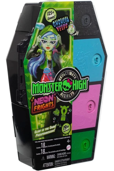 MONSTER HIGH Gizemli Arkadaşlar Oyun Seti S3 Neon Frights Ghoulia Hnf81 - 6