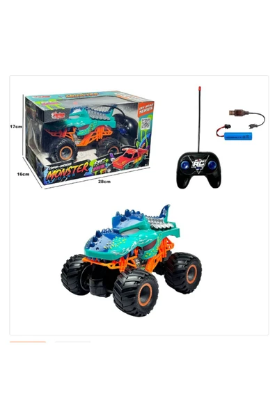 TALPER MONSTER CARS - UZAKTAN KUMANDALI FULL FONKSİYON-ŞARJLI ARABA