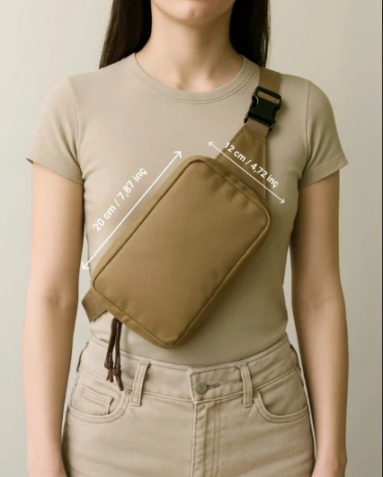 UTX GROVUXA LITE Unisex Günlük Bel/Omuz Çantası (ÇÖL RENK)