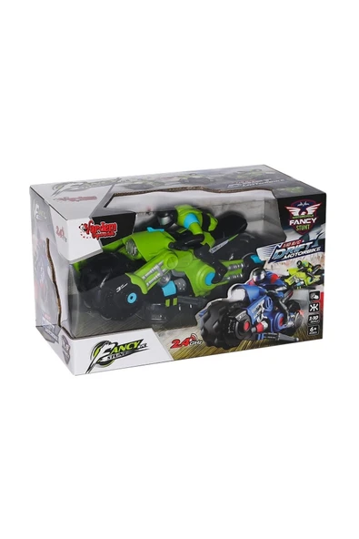 VARDEM OYUNCAK HB-MK10A01-02 Kumandalı Şarjlı Motorsiklet Fancy Stunt 1:10 -Vardem Oyuncak