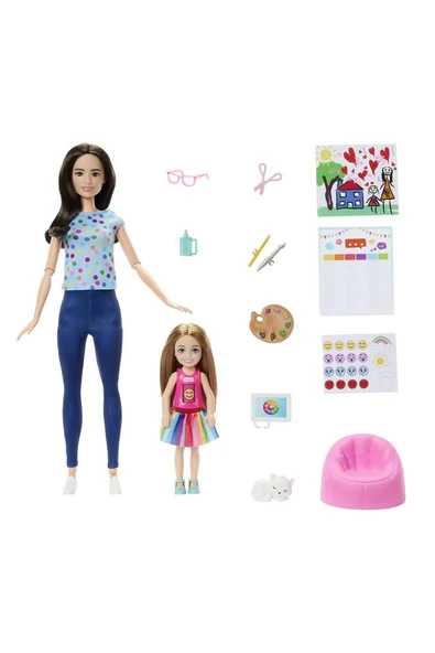 Barbie ve Chelsea Sanat Atölyesi Oyun Seti HRG48 - 3