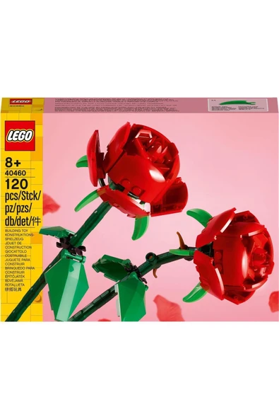 LEGO ® Botanicals Gül 40460 - 8+ Dekoratif Çiçek Model Yapım Seti (120 Parça) - 3