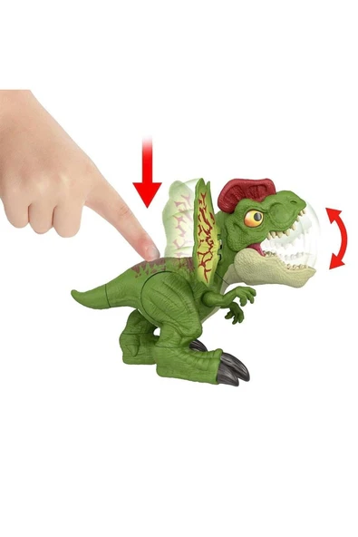 JURASSIC WORLD smgshop Jurassic World Uncaged İnteraktif Dilophosaurus Figürü 1094518 - 5