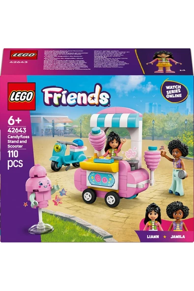 LEGO ® Friends Pamuk Şeker Standı ve Scooter 42643 - 6+ Oyuncak Yapım Seti (110 Parça) - 3