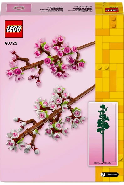 LEGO ® Botanicals Kiraz Çiçekleri 40725 - 8+ Çiçek Model Yapım Seti (430 Parça) - 4