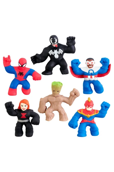 Goojitzu 41472 Marvel Mini Figürler 6'lı Paket