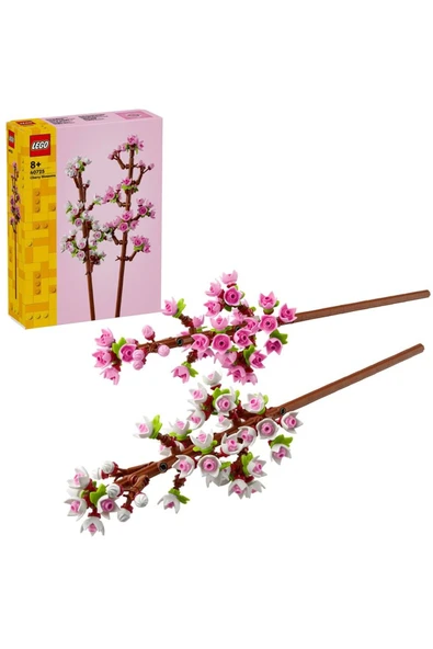 LEGO ® Botanicals Kiraz Çiçekleri 40725 - 8+ Çiçek Model Yapım Seti (430 Parça)