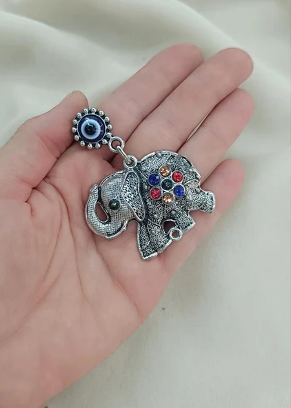 Magnet  Fil Taşlı Metal Buzdolabı Süsü Mıknatıslı Mağnet - Resim 2