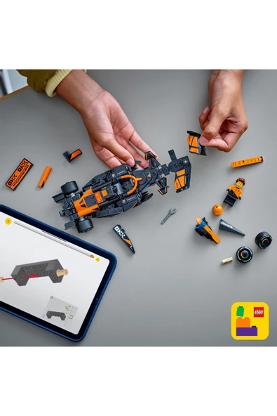 LEGO ® Speed Champions McLaren F1® Team MCL38 Yarış Arabası 77251 - 10+ Oyuncak Yapım Seti (269 Pr) - 5