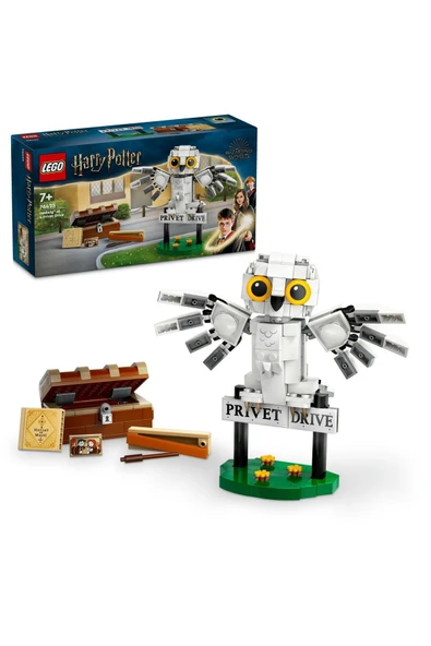 LEGO ® Harry Potter™ Hedwig™, Privet Drive 4 Numara’da 76425 - 7+ Koleksiyonluk Oyuncak Seti (337 Pr)