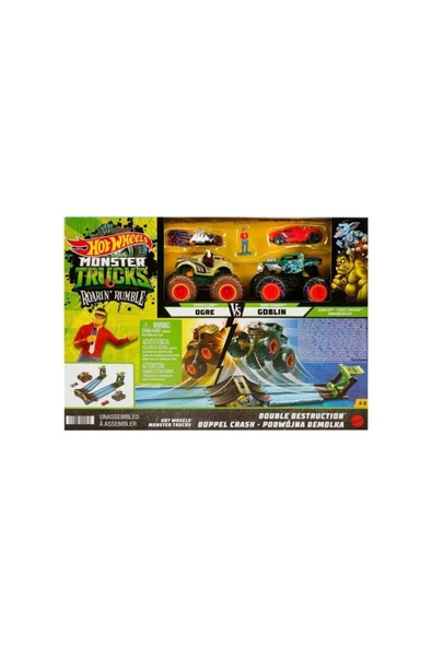 HOT WHEELS Monster Trucks Roarin' Rumble HCJ77 Lisanslı Ürün - 5
