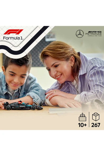LEGO ® Speed Champions Mercedes-AMG F1® W15 Yarış Arabası 77244 - 10+ Oyuncak Yapım Seti (267 Pr) - 7