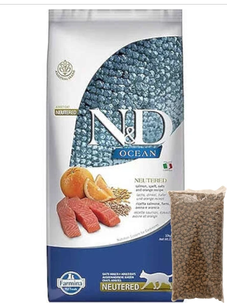 ND Kısır Somonlu Kedi Maması Açık 1 kg