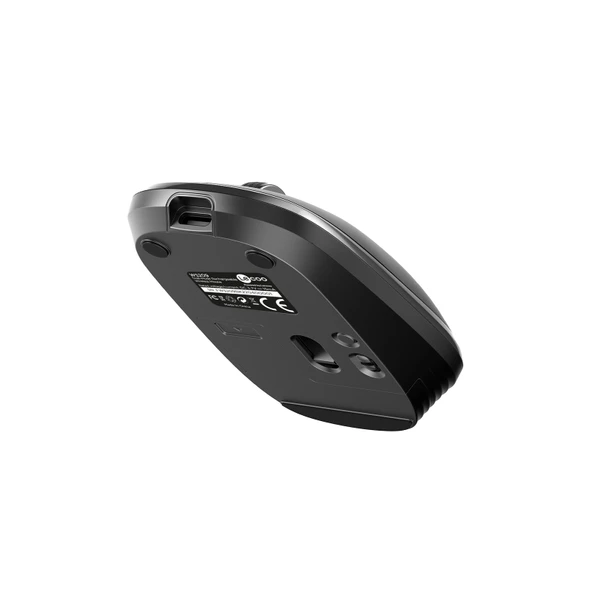 Lenovo Lecoo WS209 Siyah Şarjlı Sessiz Ergonomik Optik Kablosuz Mouse - 6 Tuşlu 1600DPI Çift Modlu - Resim 5