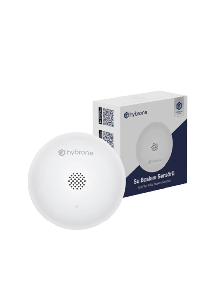 Hybrone Akıllı Wi-Fi Su Baskın Sensörü, Yüksek Sesli Anında Uyarı, Uygulama ile Anında Bildirim