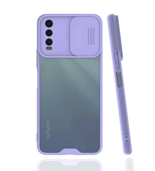 Vivo Y20 Kılıf Zore Lensi Kapak - 1
