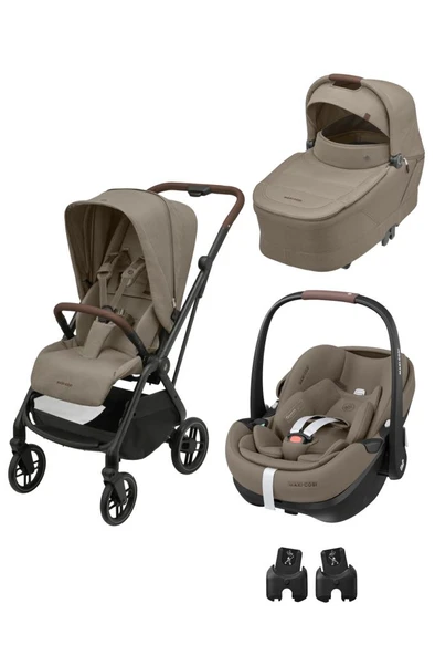 Maxi-Cosi Leona2 3 ü 1 Arada Seyahat Sistem Bebek Arabası Twillic Truffle