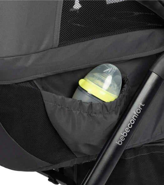 Bebeconfort Helios Wagoon Tam Kapanabilen Tenteli Kompakt İkiz Bebek Arabası Mineral Graphite - 8