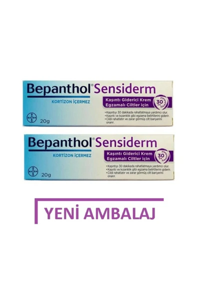 Bepanthol Sensiderm 20 gr 2 Adet Egzama ve Kaşıntı Giderici Krem