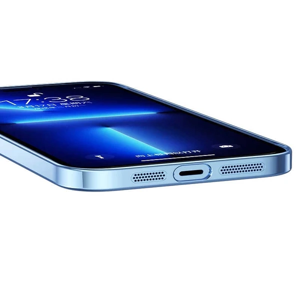 Apple iPhone 13 Pro Max Kılıf Sert PC Renkli Çerçeveli Zore Riksos Kapak - 10