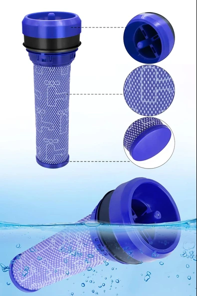 Dyson Uyumlu DC 28 / 28c / ErP Multi Floor Uyumlu 2 Adet Süpürge Ön Filtresi - 5