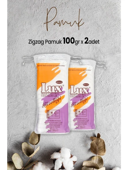 Lux Zigzag Pamuk 100 Gr X 2 Adet