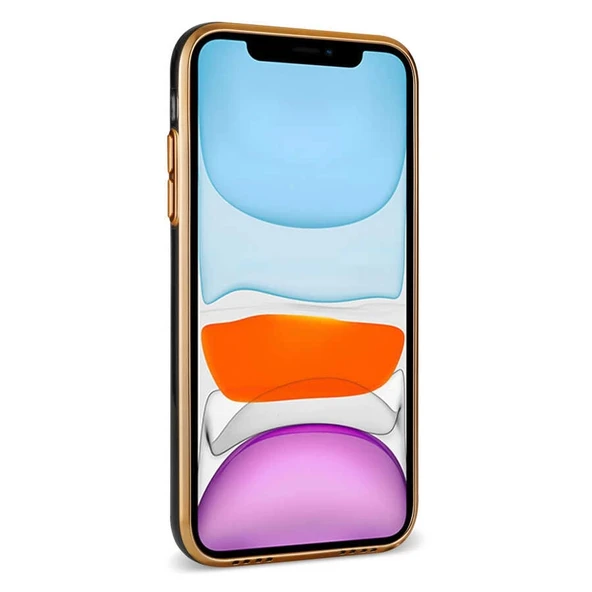 Apple iPhone 11 Kılıf Zore Bark Kartlıklı Kapak - 9