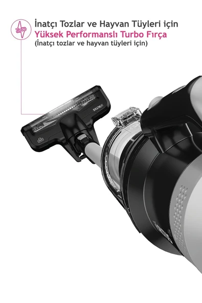 Altus Dik Şarjlı Süpürge Ergonomik Tasarım ve Güçlü Emiş ile Üstün Performans Hepa Fİltre - 6