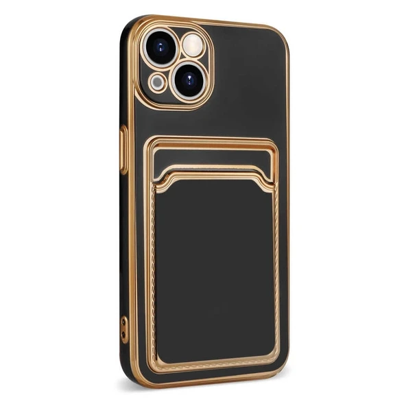 Apple iPhone 13 Kılıf Zore Bark Kartlıklı Kapak - 4