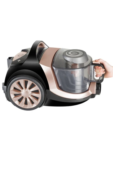 Arnica Tesla Premium Koldan Kumandalı ultra Sessiz turbo Başlıklı Toz Torbasız Elektrikli Süpürge Makinesi - 6