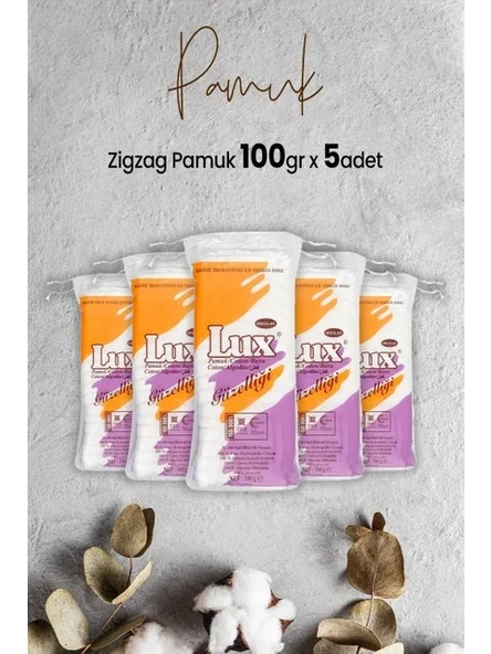 Lux Zigzag Pamuk 100 Gr X 5 Adet