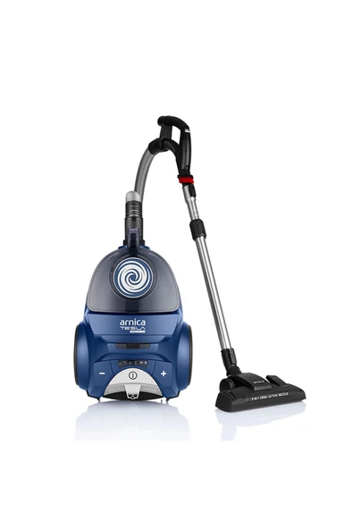 Arnica Tesla Premıum Ergo Toz Torbasız Elektrıklı Süpürge Lacivert H13 Filtre Saptan Kumanda - 2