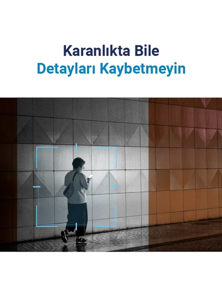 Hybrone Omni Volt Dış Ortam Wi-Fi Akıllı Kamera, Renkli Gece Görüşü, 360 Derece Görüntüleme, İnsan Algılama, Çift Yönlü Sesli Görüşme, Siren - 3