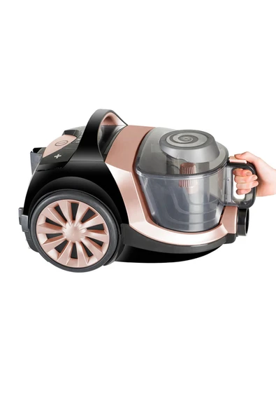 Arnica Tesla Premium Rose Gold Elektrikli Süpürge Turbo Başlıklı, Koldan Kumandalı - 3
