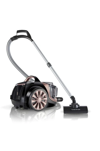 Arnica Tesla Premium Koldan Kumandalı ultra Sessiz turbo Başlıklı Toz Torbasız Elektrikli Süpürge Makinesi