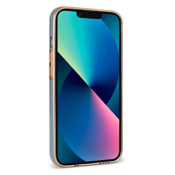 Apple iPhone 13 Kılıf Zore Bark Kartlıklı Kapak - 11