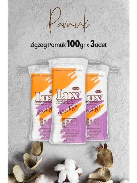 Lux Zigzag Pamuk 100 Gr X 3 Adet