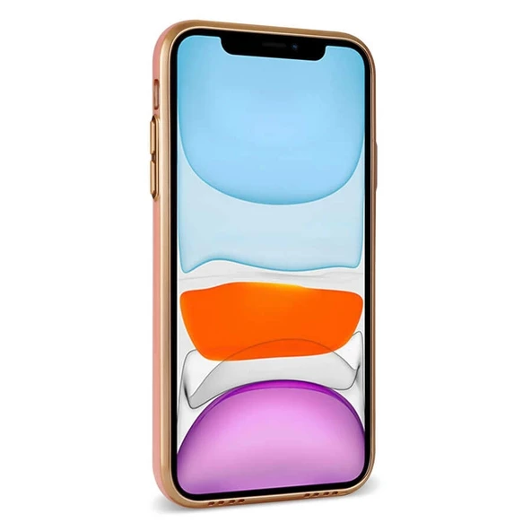 Apple iPhone 12 Kılıf Zore Bark Kartlıklı Kapak - Resim 8