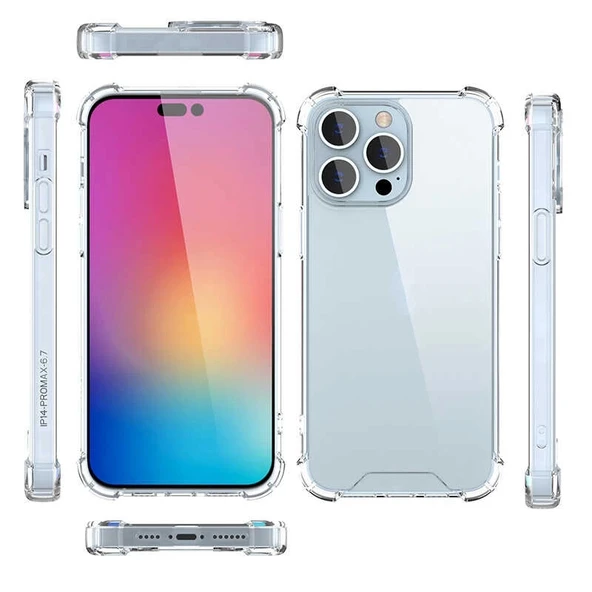 Apple iPhone 14 Pro Max Kılıf Zore Nitro Anti Shock Silikon - 11