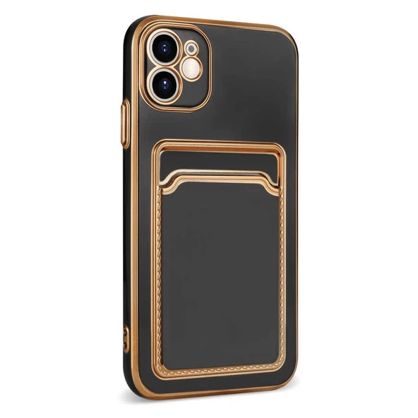 Apple iPhone 11 Kılıf Zore Bark Kartlıklı Kapak - 4