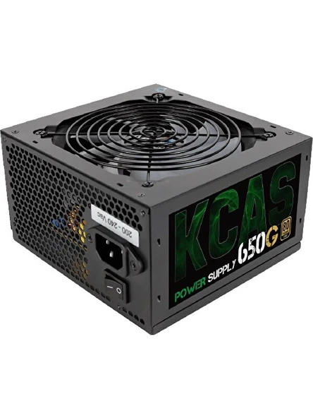 Aerocool Kcas Plus 650W Argb 12CM Fan 80+Gold Power Supply AE-KCASP650RGB