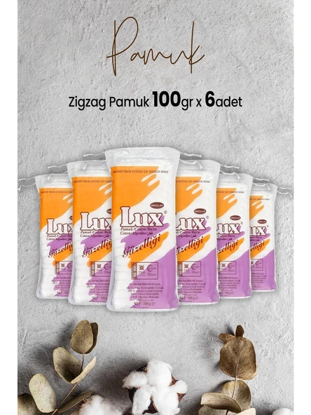 Lux Zigzag Pamuk 100 Gr X 6 Adet