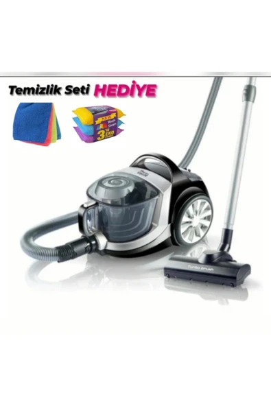 Arnica Tesla Premium Silver Ultra Sessiz 750 W Toz Torbasız Süpürg